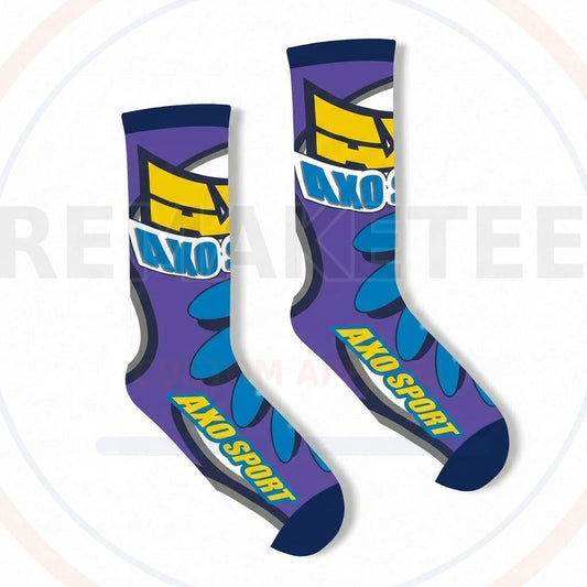 RemakeTee Custom Vintage Retro VMX Racing Socks 046