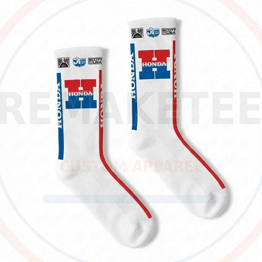 RemakeTee Custom Vintage Retro VMX Racing Socks 053