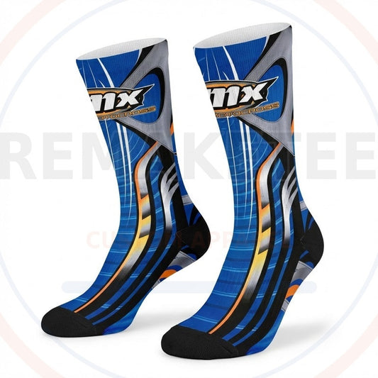 RemakeTee Custom Vintage Retro VMX Racing Socks 061