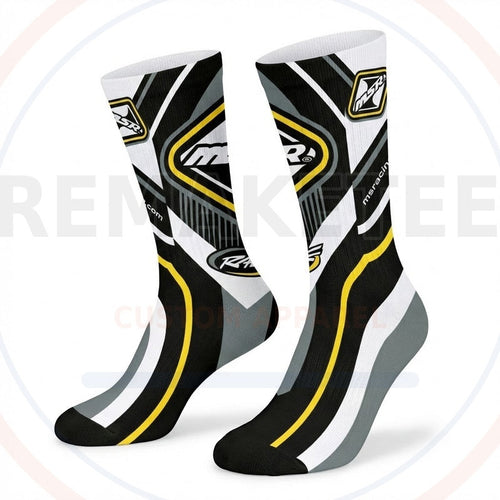 RemakeTee Custom Vintage Retro VMX Racing Socks 065
