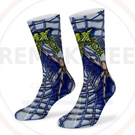 RemakeTee Custom Vintage Retro VMX Racing Socks 070