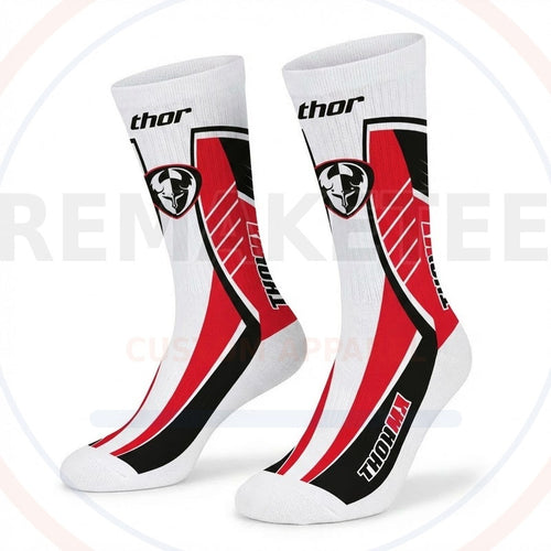 RemakeTee Custom Vintage Retro VMX Racing Socks 075