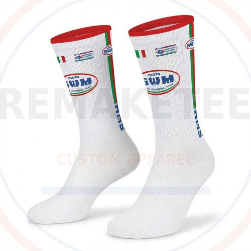 RemakeTee Custom Vintage Retro VMX Racing Socks 097