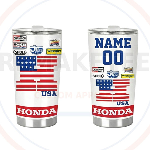 RemakeTee Custom Vintage Retro VMX Racing Tumbler Cup 047