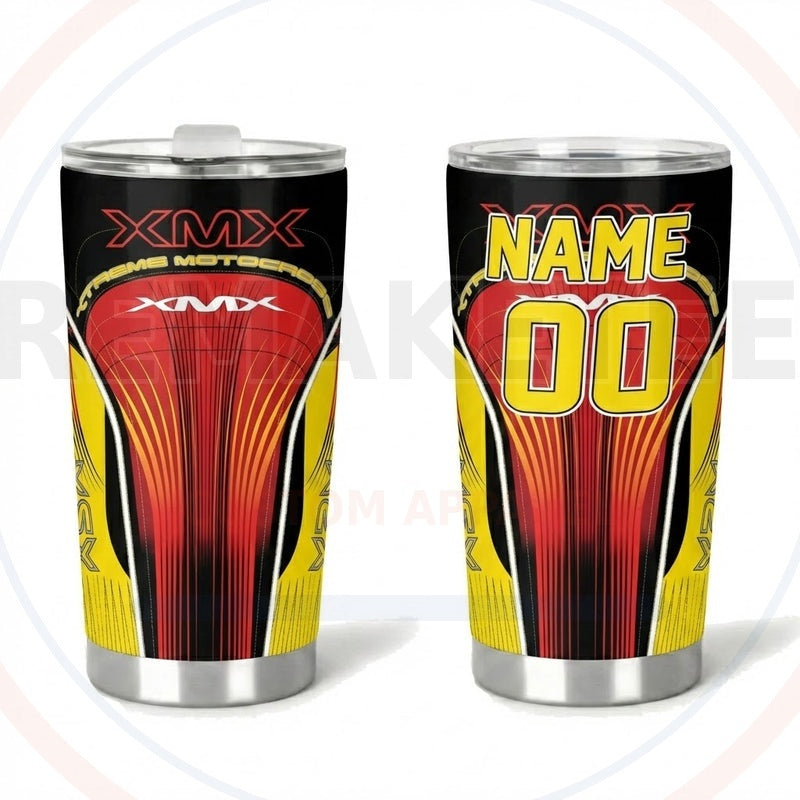 RemakeTee Custom Vintage Retro VMX Racing Tumbler Cup 073