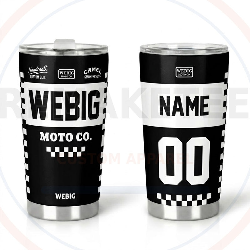 RemakeTee Custom Vintage Retro VMX Racing Tumbler Cup 116
