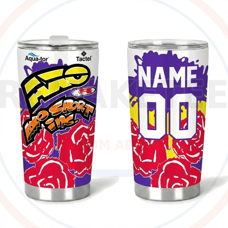 RemakeTee Custom Vintage Retro VMX Racing Tumbler Cup 123