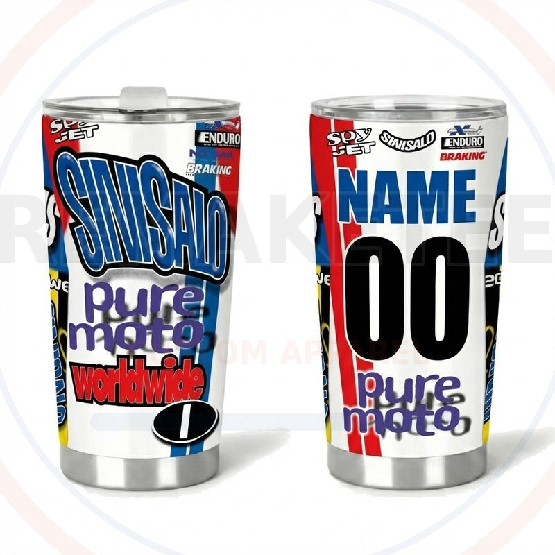 RemakeTee Custom Vintage Retro VMX Racing Tumbler Cup 287