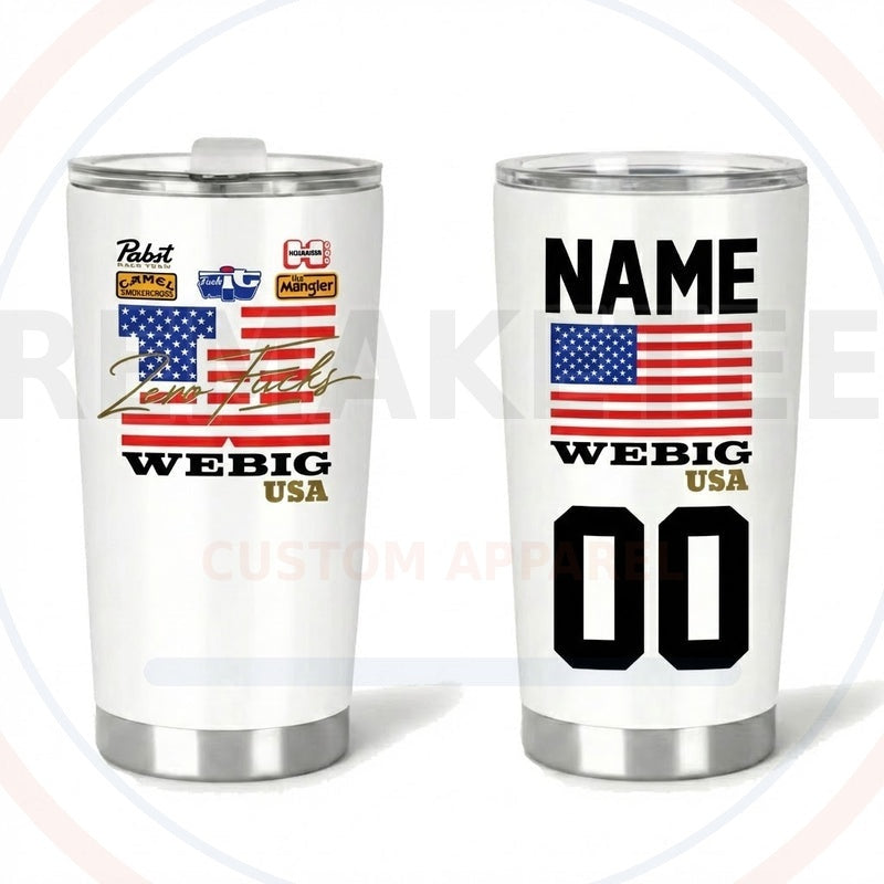 RemakeTee Custom Vintage Retro VMX Racing Tumbler Cup 369
