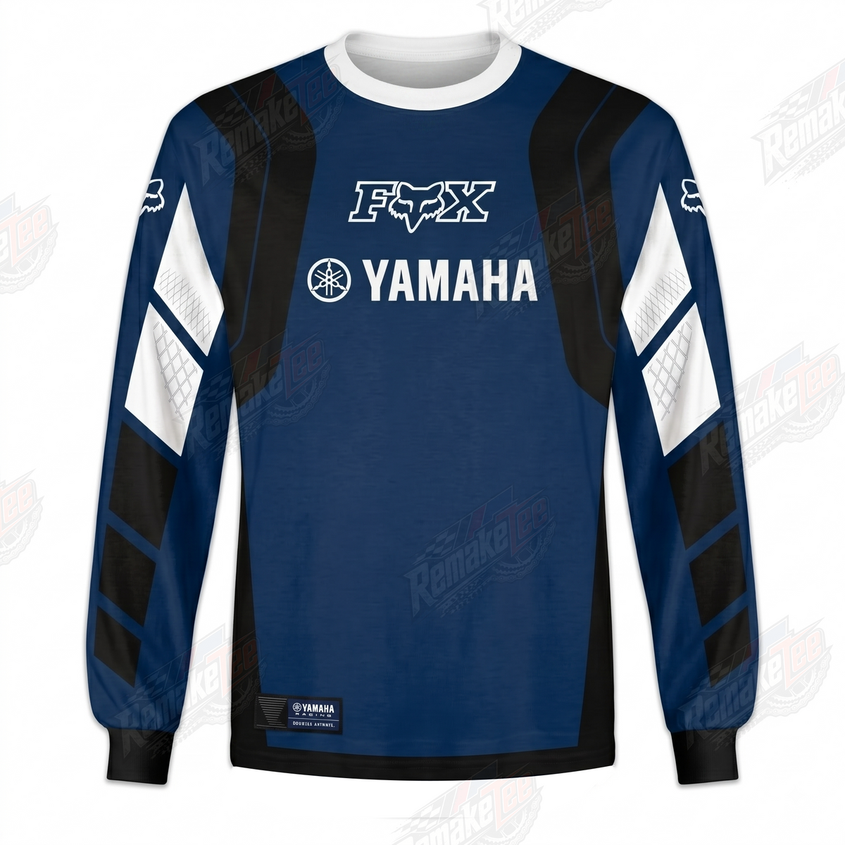 Fox Yamaha Racing Navy vintage VMX racing jersey - product view