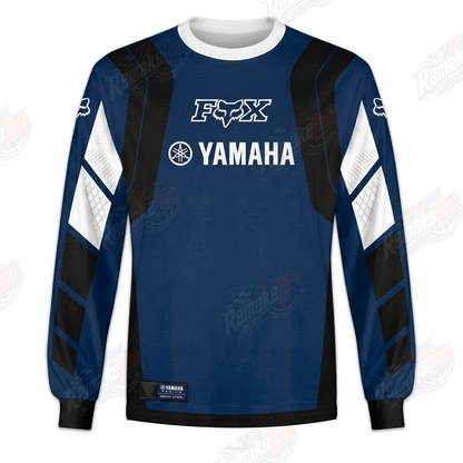 Fox Yamaha Racing Navy vintage VMX racing jersey - product view