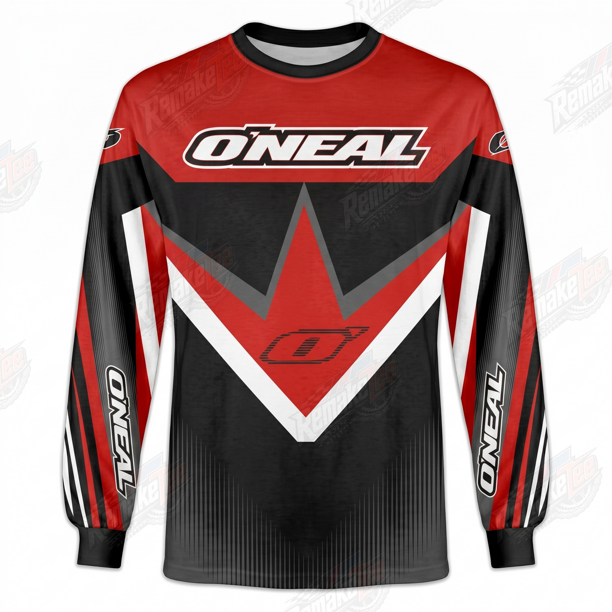 O'Neal Racing Red Black vintage VMX racing jersey - product view
