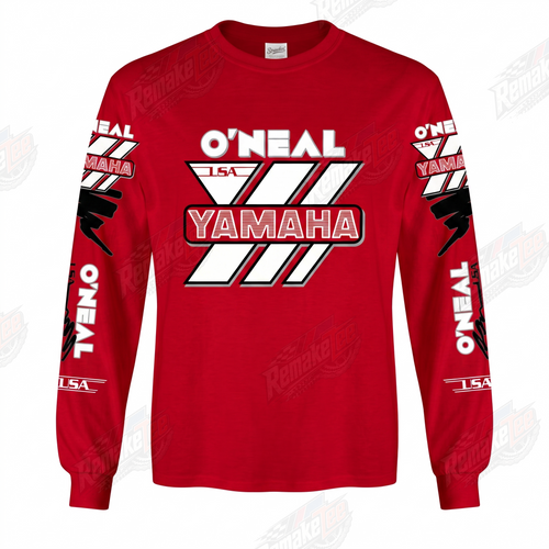 O'Neal Yamaha Racing Red vintage VMX racing jersey - product view
