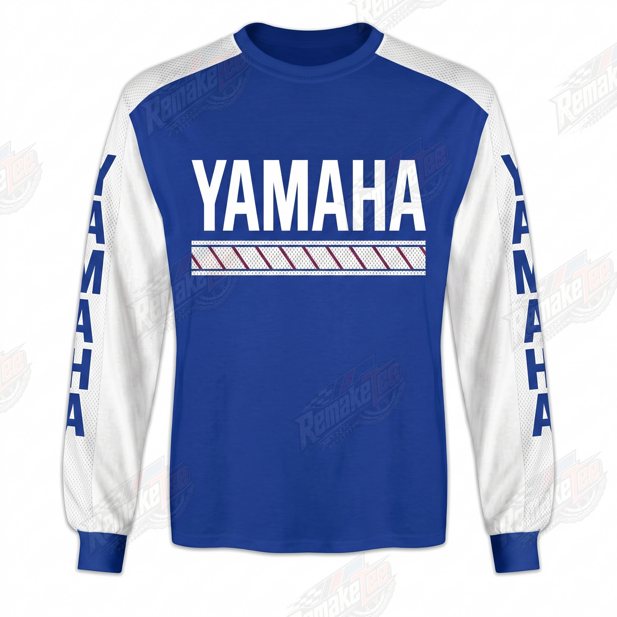 Yamaha Racing Blue White vintage VMX racing jersey - product view