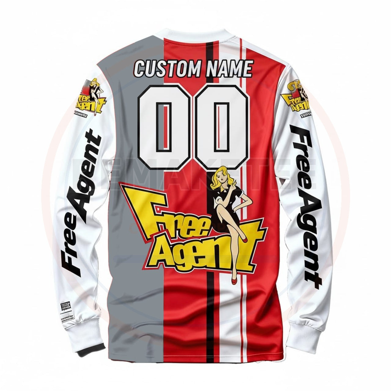 RemakeTee Custom Vintage Retro BMX Racing Jersey 016