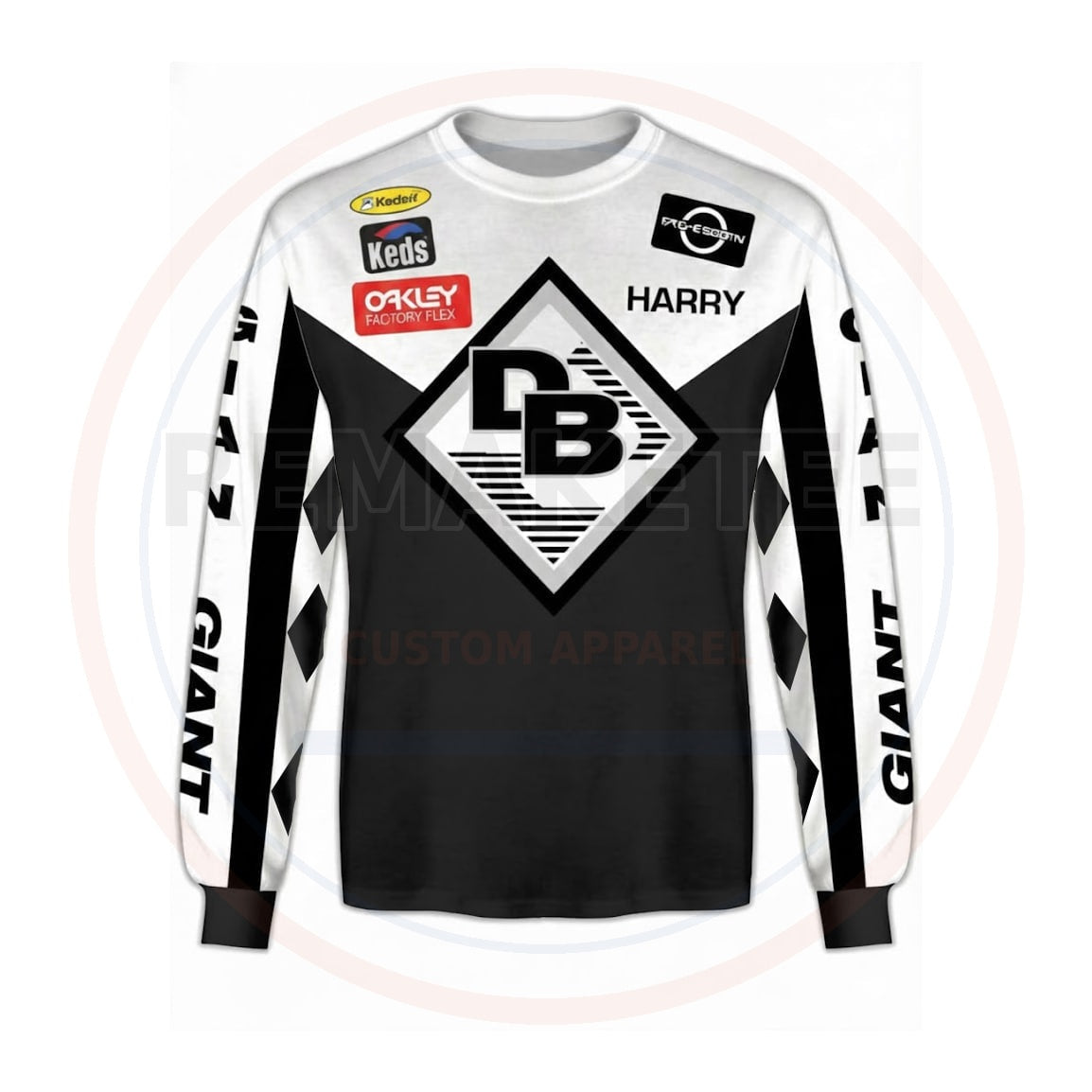 RemakeTee Custom Vintage Retro BMX Racing Jersey 157