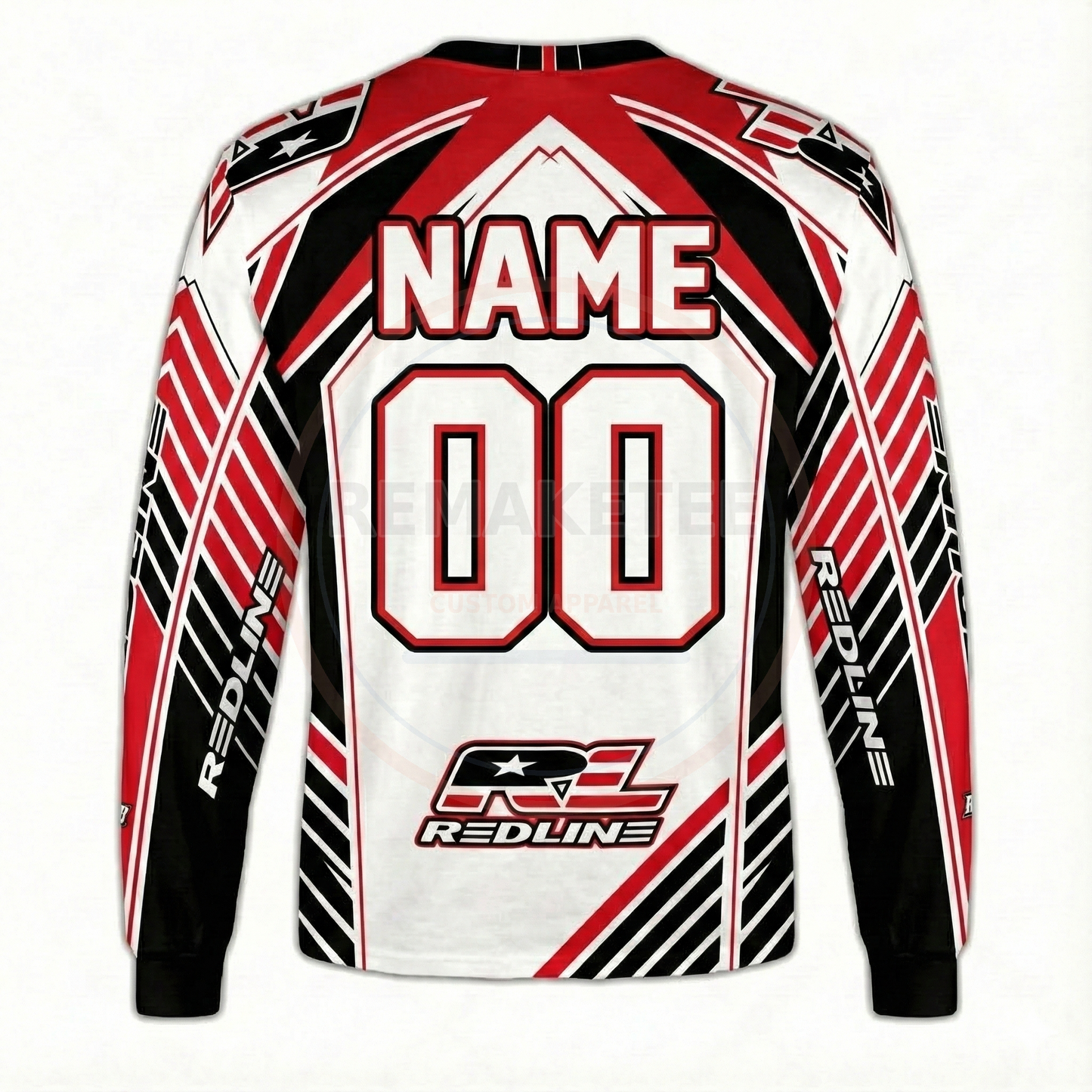 RemakeTee Custom Vintage Retro BMX Racing Jersey 198