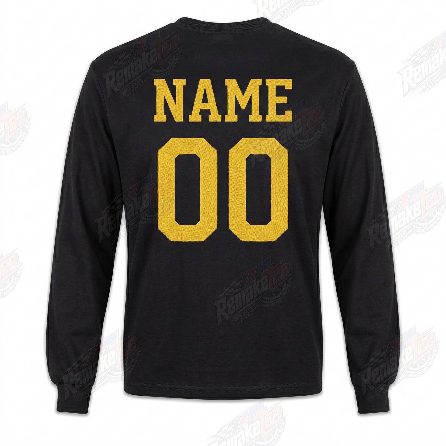 RemakeTee Camel Black Custom Vintage Retro VMX Racing Jersey 1303 - Back