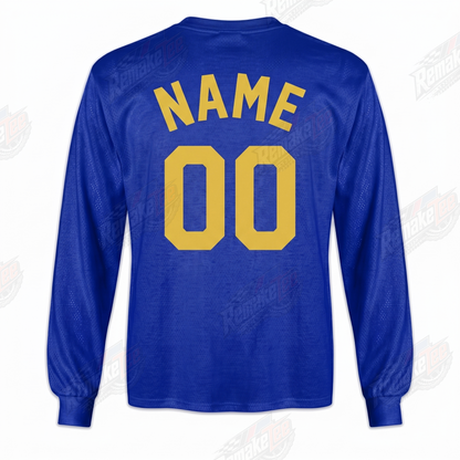 RemakeTee Camel Royal Blue Custom Vintage Retro VMX Racing Jersey 1304 - Back