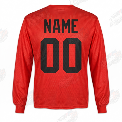 RemakeTee Camel Red Custom Vintage Retro VMX Racing Jersey 1305 - Back