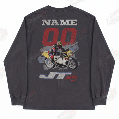 RemakeTee Honda Motorcycles JT Racing Vintage Custom Vintage Retro VMX Racing Jersey 1335 - Back