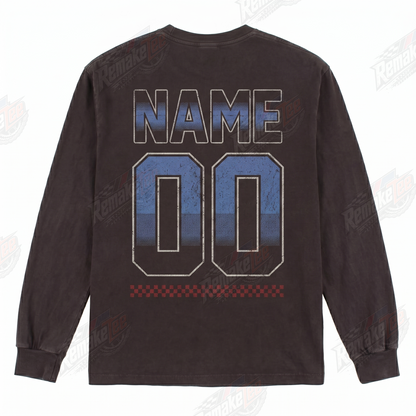 RemakeTee Honda Motocross JT Racing Vintage Custom Vintage Retro VMX Racing Jersey 1336 - Back