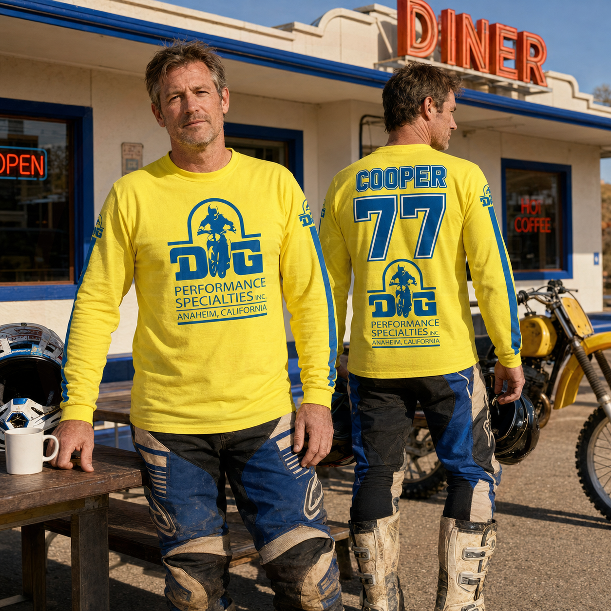 RemakeTee DG Custom Vintage Retro VMX Racing Jersey 1099