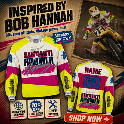RemakeTee Answer Custom Vintage Retro VMX Racing Jersey 1286