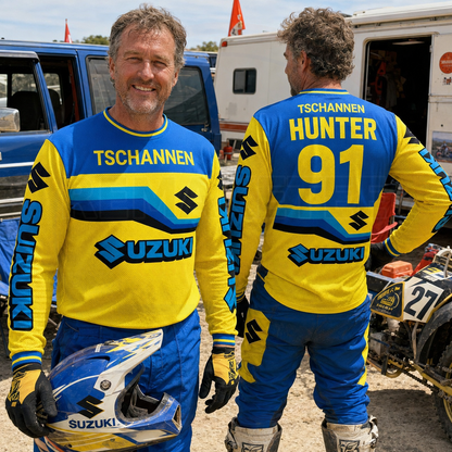 RemakeTee Suzuki Tschannen Custom Vintage Retro VMX Racing Jersey 957