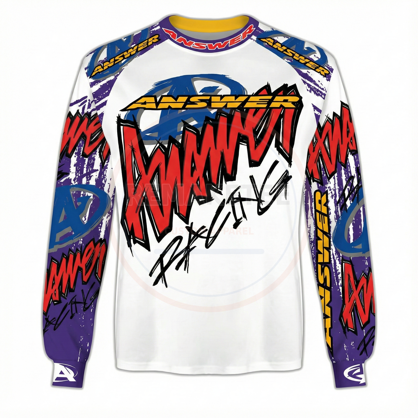 RemakeTee Custom Vintage Retro BMX Racing Jersey 283