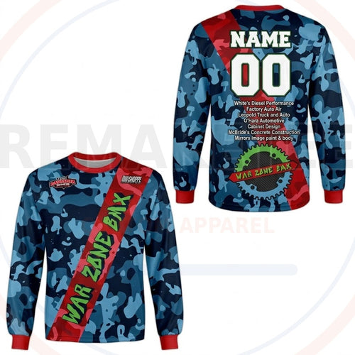 RemakeTee Custom Vintage Retro BMX Racing Jersey 785
