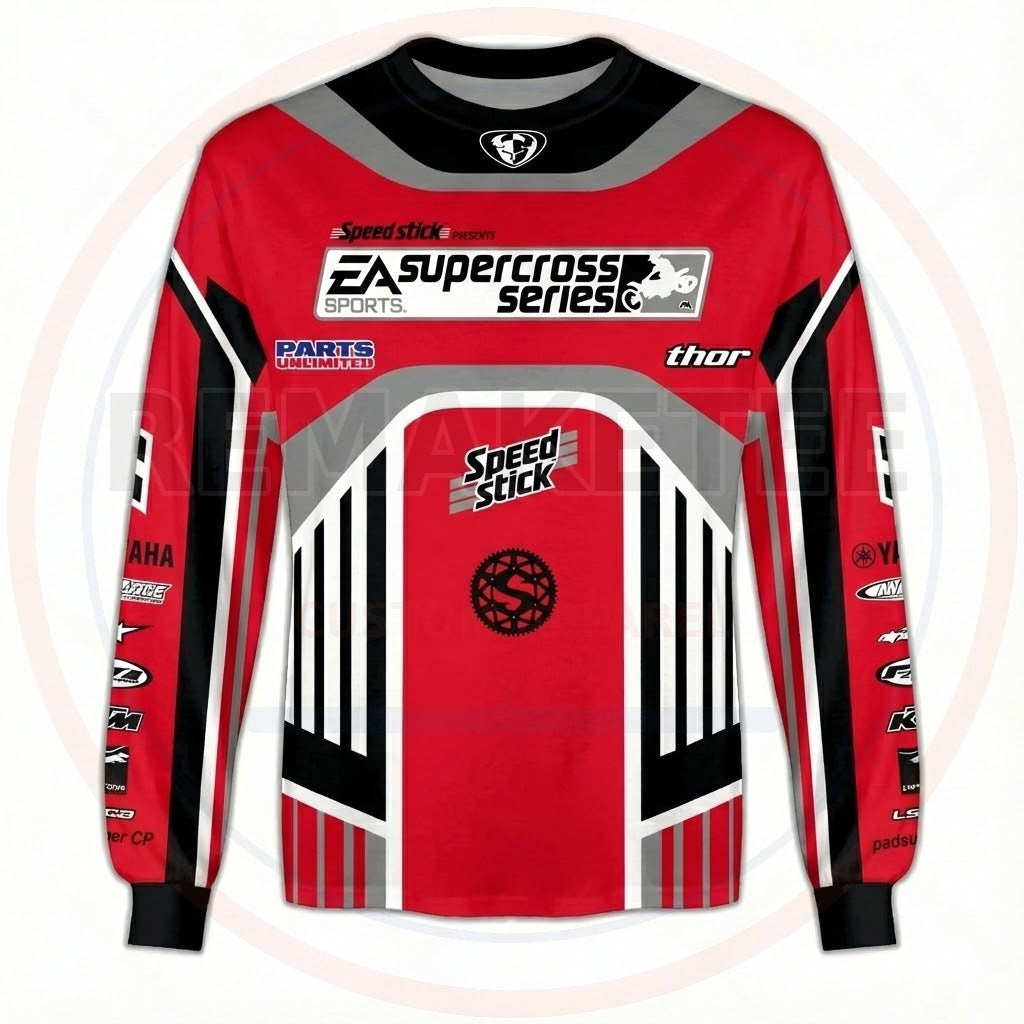 RemakeTee Custom Vintage Retro BMX Racing Jersey 408