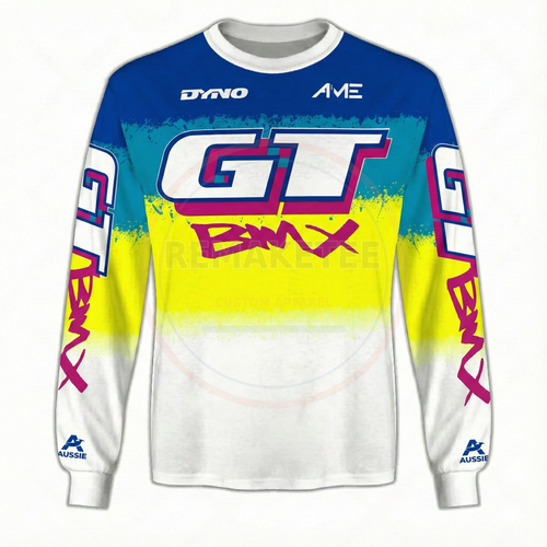 RemakeTee Custom Vintage Retro BMX Racing Jersey 175