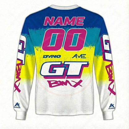 RemakeTee Custom Vintage Retro BMX Racing Jersey 175