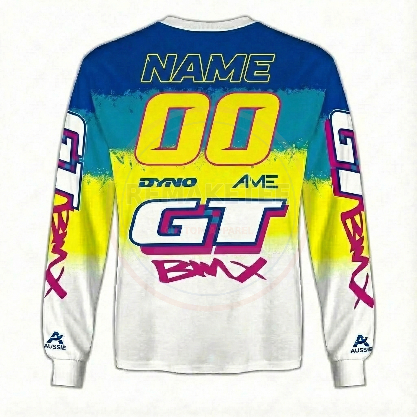 RemakeTee Custom Vintage Retro BMX Racing Jersey 176
