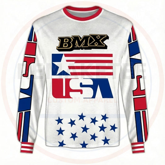 RemakeTee Custom Vintage Retro BMX Racing Jersey 424