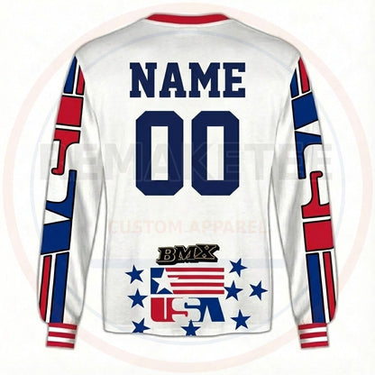 RemakeTee Custom Vintage Retro BMX Racing Jersey 424