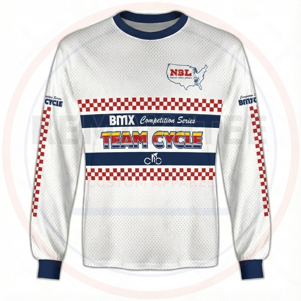 RemakeTee Custom Vintage Retro BMX Racing Jersey 417