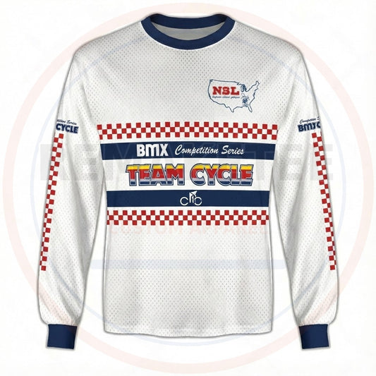 RemakeTee Custom Vintage Retro BMX Racing Jersey 417