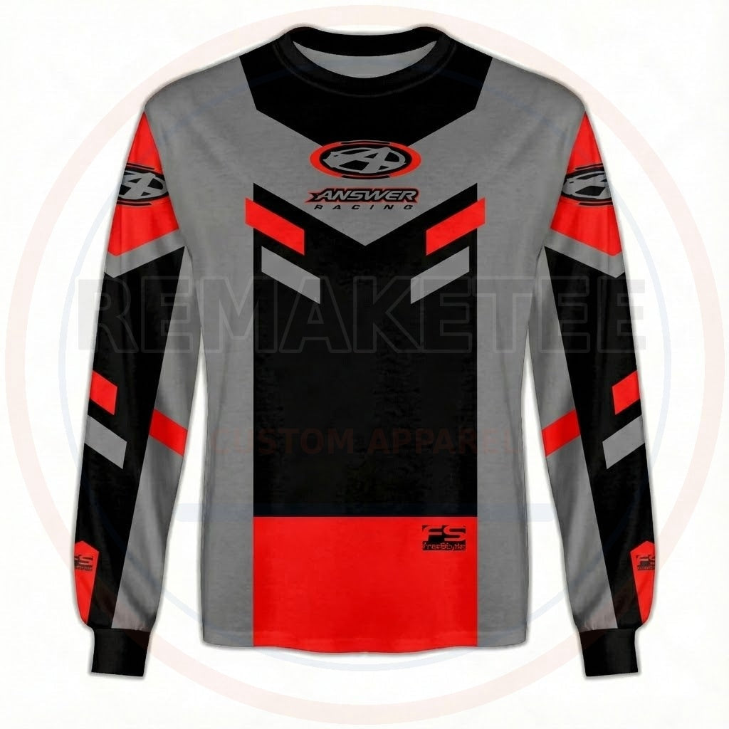 RemakeTee Custom Vintage Retro BMX Racing Jersey 341