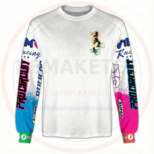 RemakeTee Custom Vintage Retro BMX Racing Jersey 307